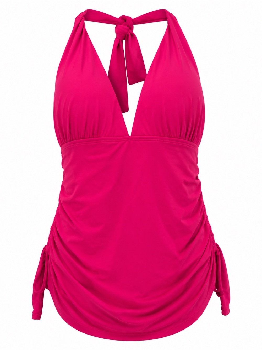 Lauren Ralph Lauren Slimming Fit Halter Tankini Top Pink Size 8 NWT